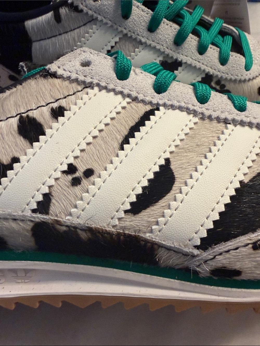New! Adidas Women’s COW PRINT SL 72 OG SHOES, sz 8 - Picture 6 of 10